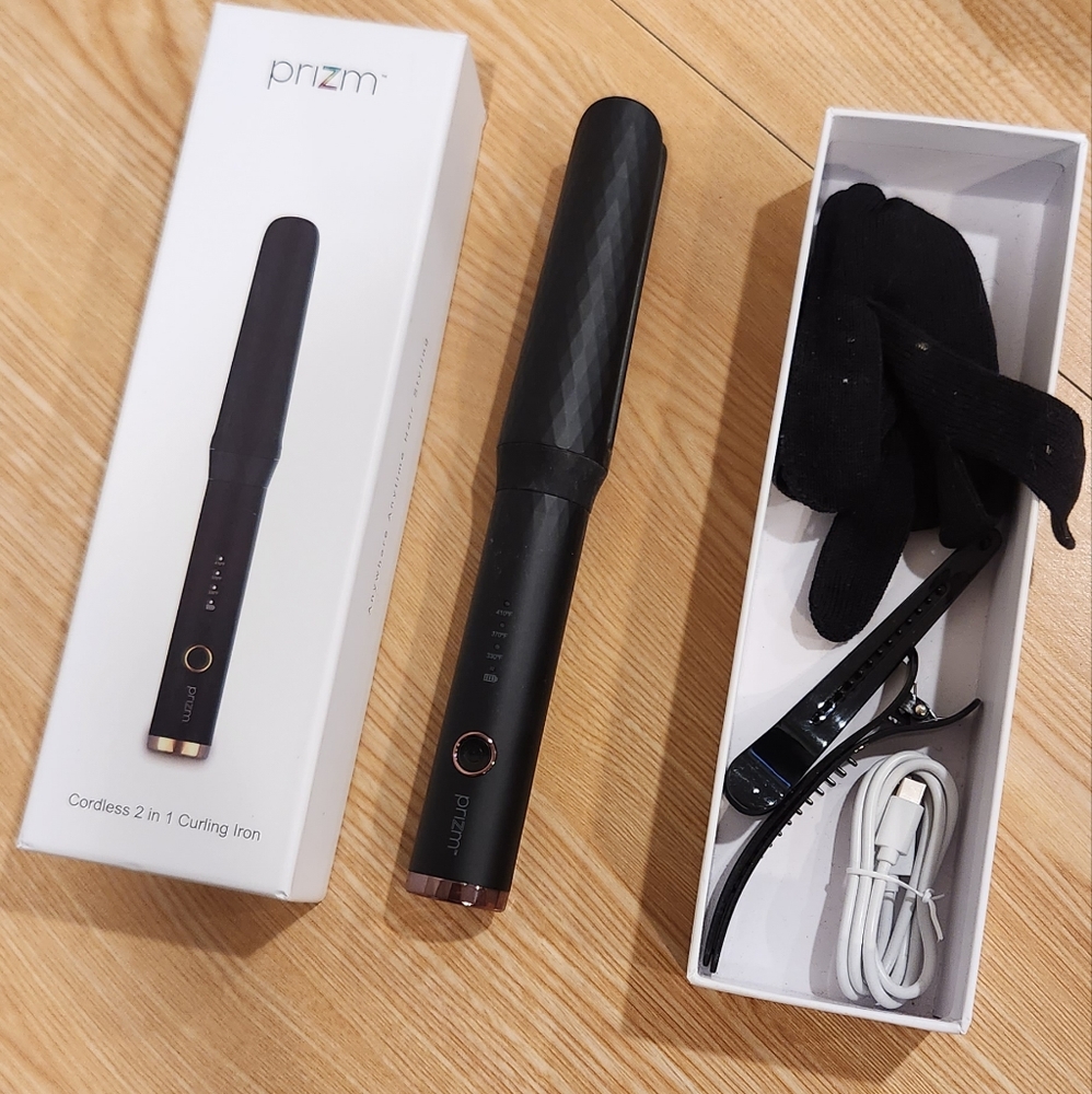 Prizm cordless curling iron